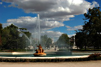 [La Fuente de Ceres nel Jardín del Parterre a Aranjuez.]