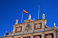 [Particolare della facciata Ovest del Palacio Real di Aranjuez]