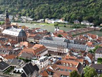 [Foto dall'alto del centro sotrico di Heidelberg]
