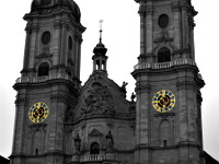 [Particolare della facciata barocca della Cattedrale di San Gallo]