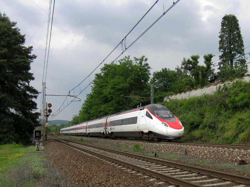 [ETR 610 effettua un EuroCity Basilea-Venezia]